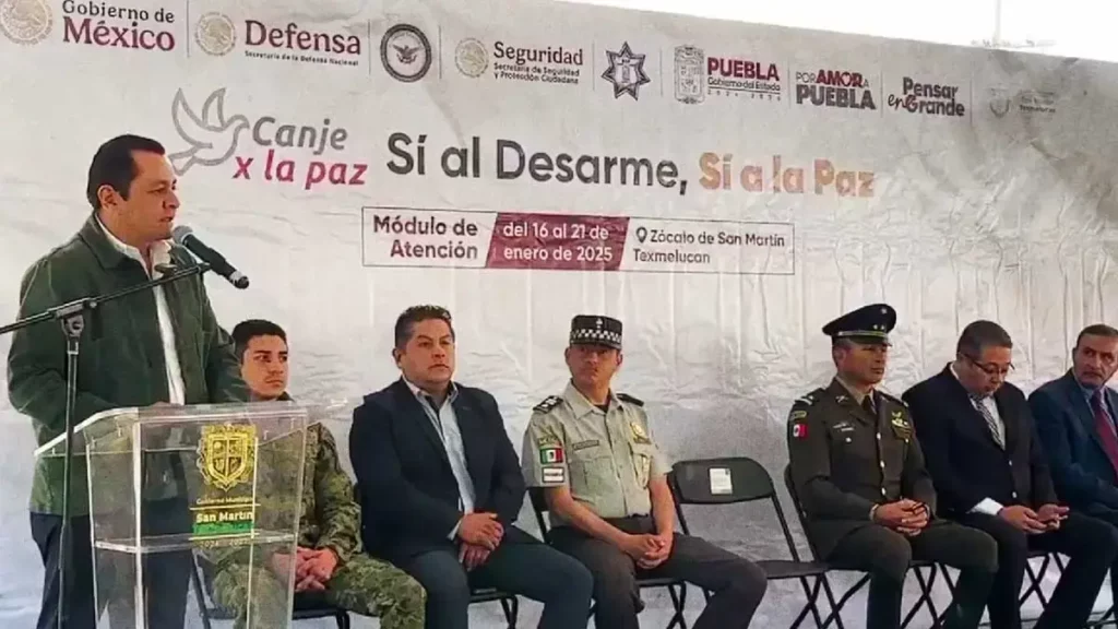 Puebla se une a la campaña nacional “Sí al desarme, sí a la paz” 2025