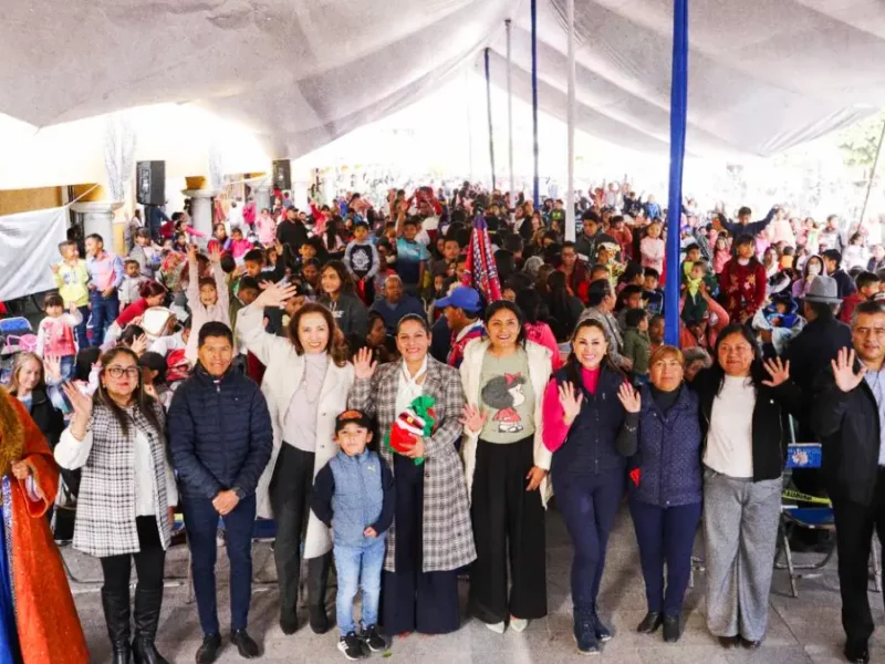 Viven la magia de los Reyes Magos niñas y niños de San Andrés Cholula