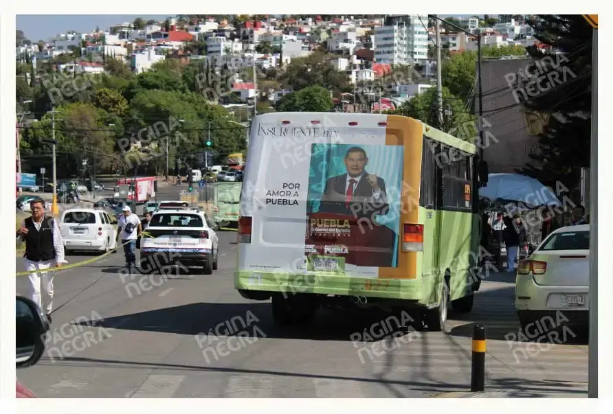 Pasajero de Ruta Enlace 2010 murió por infarto frente al IMSS de la Margarita, Puebla