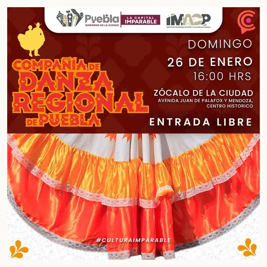 Estas son las actividades que habrá en Puebla del 20 al 26 de enero 2025