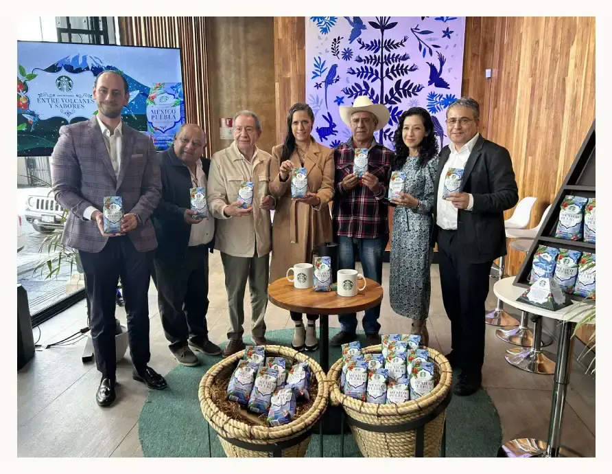 Starbucks presenta su mezcla de café creada en Puebla con productores de Cuetzalan y Xicotepec