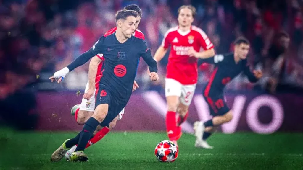 Barcelona remonta en su visita al Benfica y es sublíder de la Champions League 
