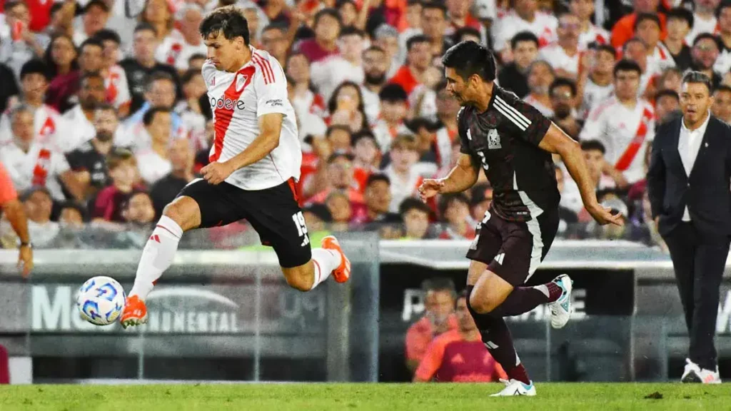 River Plate derrota a la Selección Mexicana en partido amistoso en el Estadio Monumental  