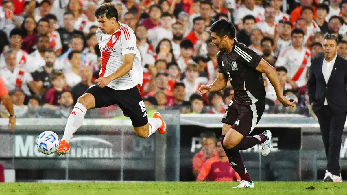 River Plate derrota a la Selección Mexicana en partido amistoso en el Estadio Monumental  