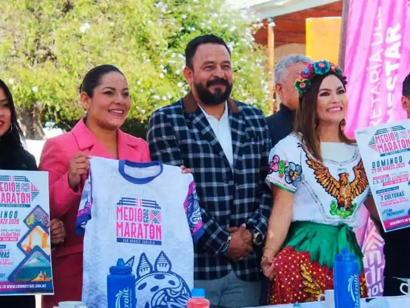 Presentan la primera edición del Medio Maratón de San Andrés Cholula 2025; será en marzo
