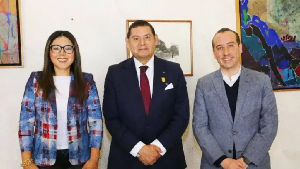 Se reúne el gobernador Alejandro Armenta con la dirigencia del PAN Puebla