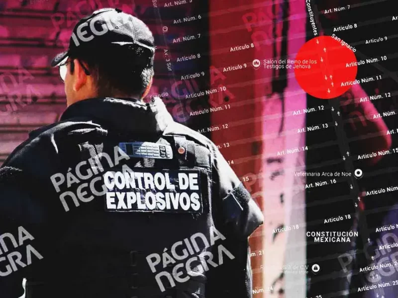 Encuentran granada en la Constitución Mexicana, Puebla; autoridades aseguran el artefacto