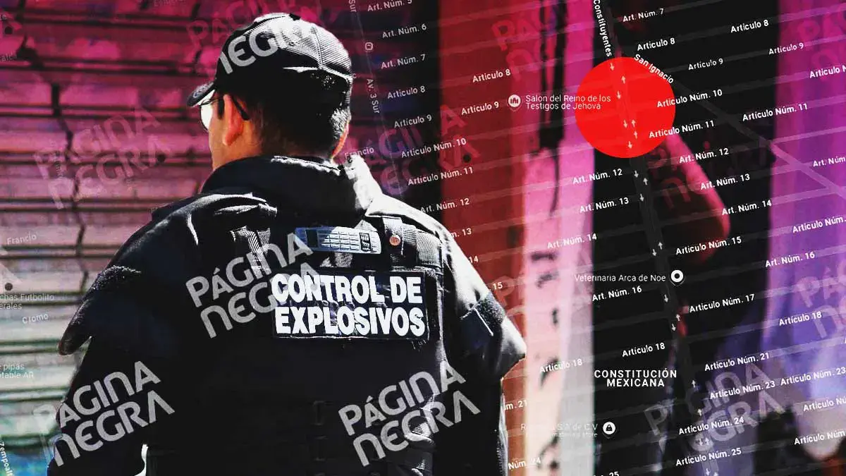 Encuentran granada en la Constitución Mexicana, Puebla; autoridades aseguran el artefacto