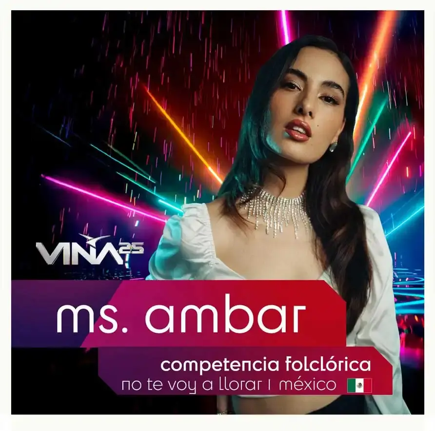 Ms. Ambar llevará el talento mexicano al Festival Viña del Mar 2025