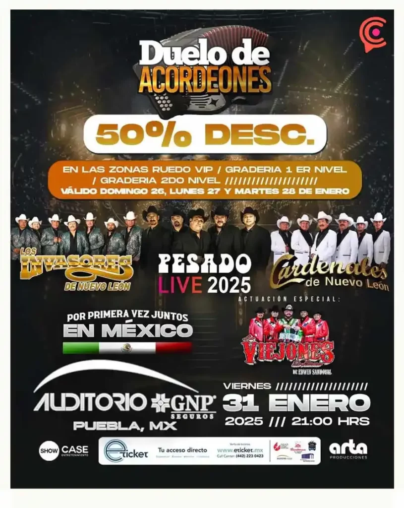 Disfruta de estos eventos en Puebla durante la última semana de enero 2025
