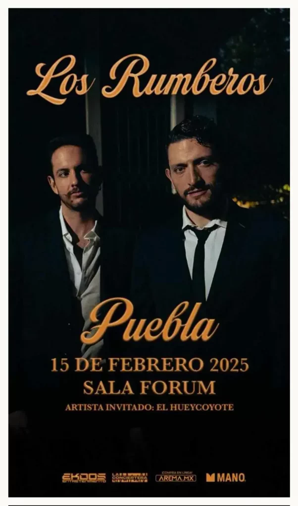 Sala Forum Puebla recibirá a Los Rumberos en febrero; esto cuestan los boletos