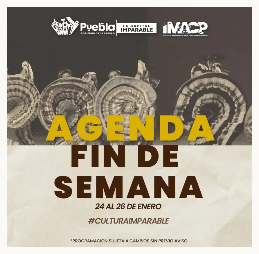 Puebla se llena de arte y cultura este fin de semana con actividades gratuitas para toda la familia