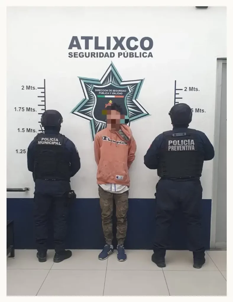 Policías de Atlixco frenan robos con exitosas detenciones
