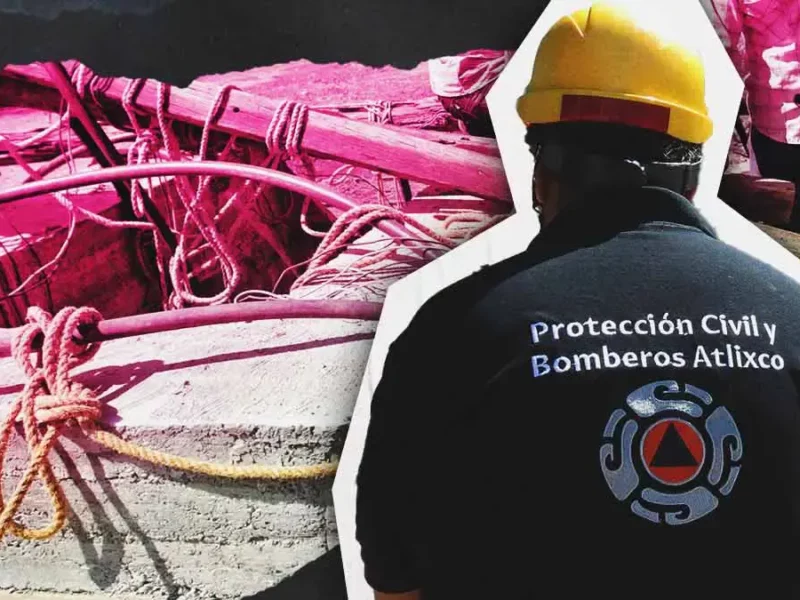 Adulto mayor cayó a pozo de 16 metros en Atlixco; ayudaba a sofocar un incendio