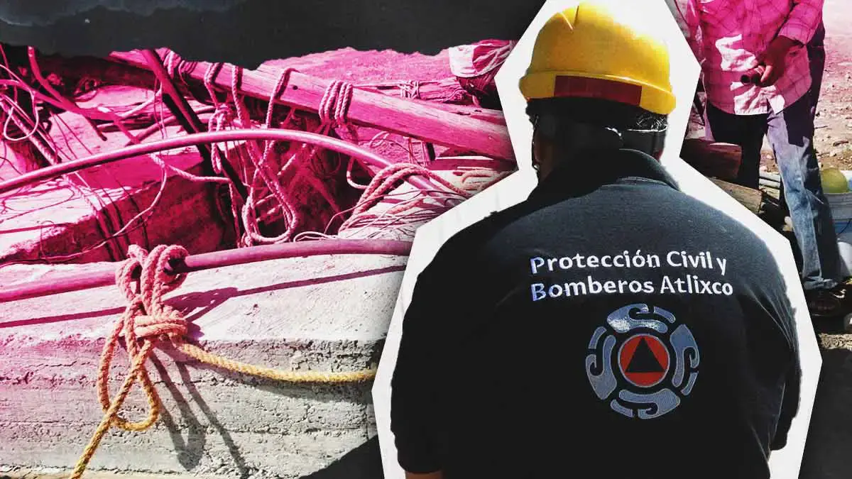 Adulto mayor cayó a pozo de 16 metros en Atlixco; ayudaba a sofocar un incendio