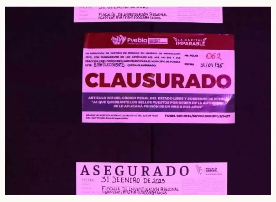 Clausuran "El Pre" y “Costera” durante megaoperativo de bares en Avenida Juárez de Puebla