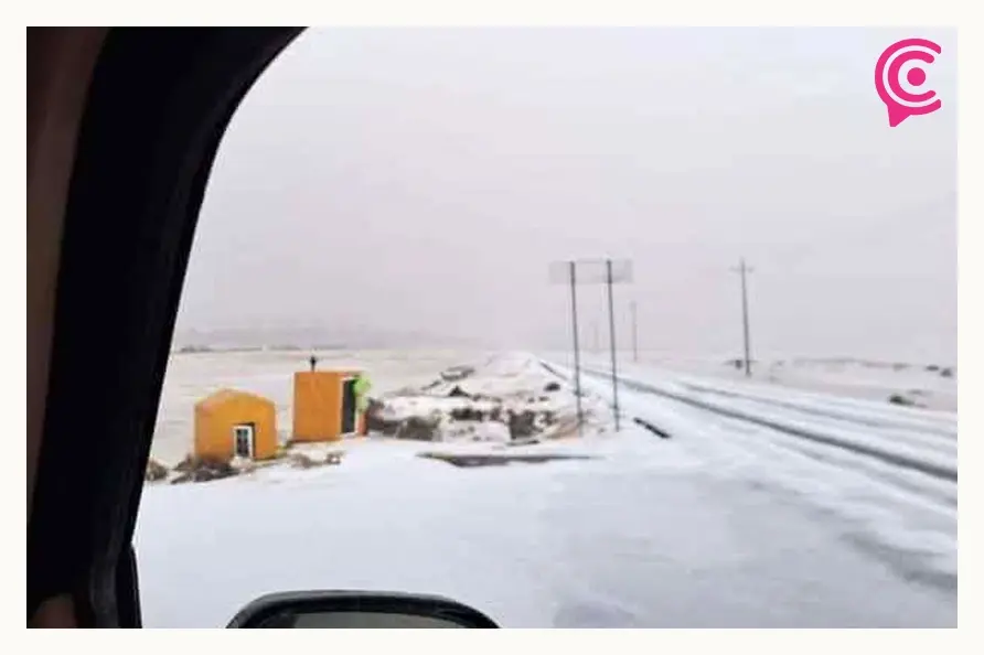 Fuerte granizada pinta de blanco Tepeyahualco, Puebla