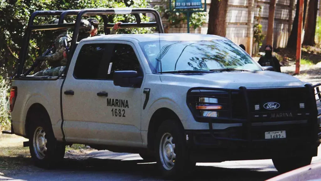 Secretaría de Marina aseguró armas en cinco municipios de Puebla y detuvo a seis personas