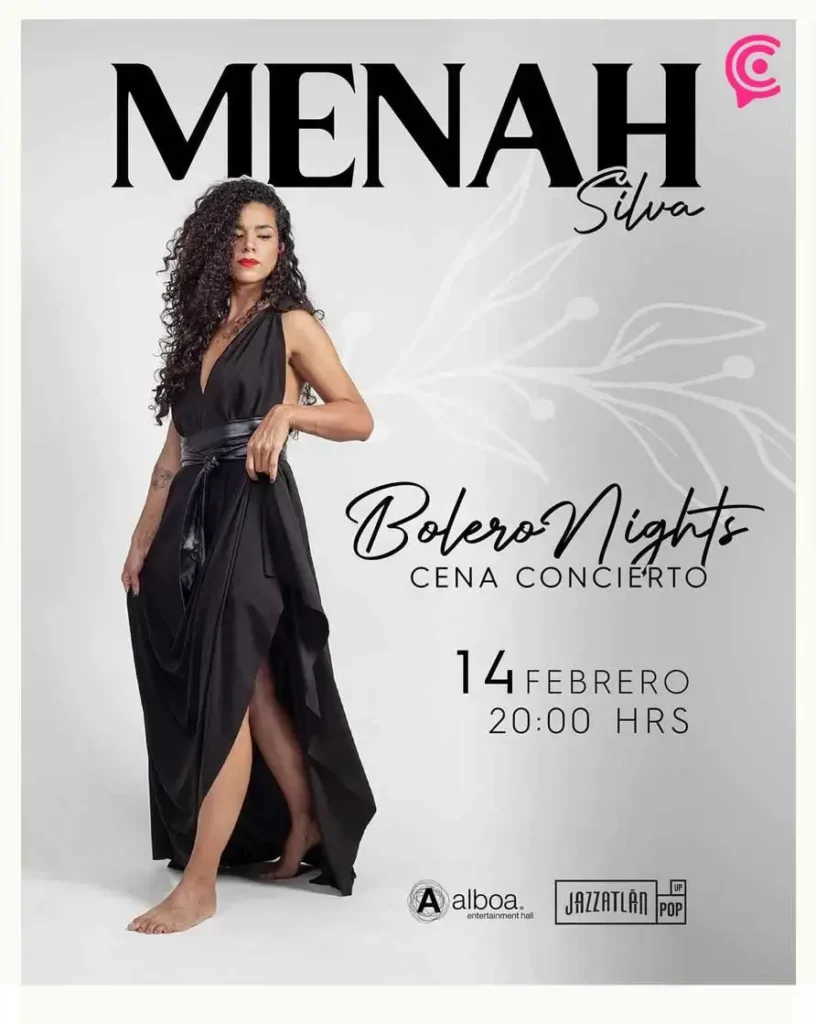 Cantante mexicana Menah Silva estará en Puebla con su show “Bolero Night”