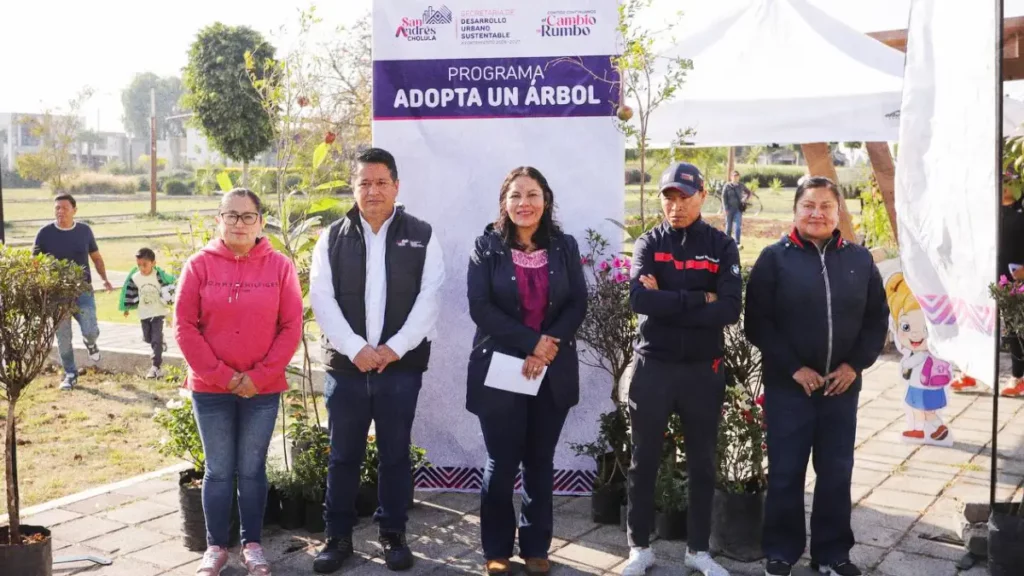 Promueve San Andrés Cholula la Sostenibilidad con la Donación de Árboles y Plantas