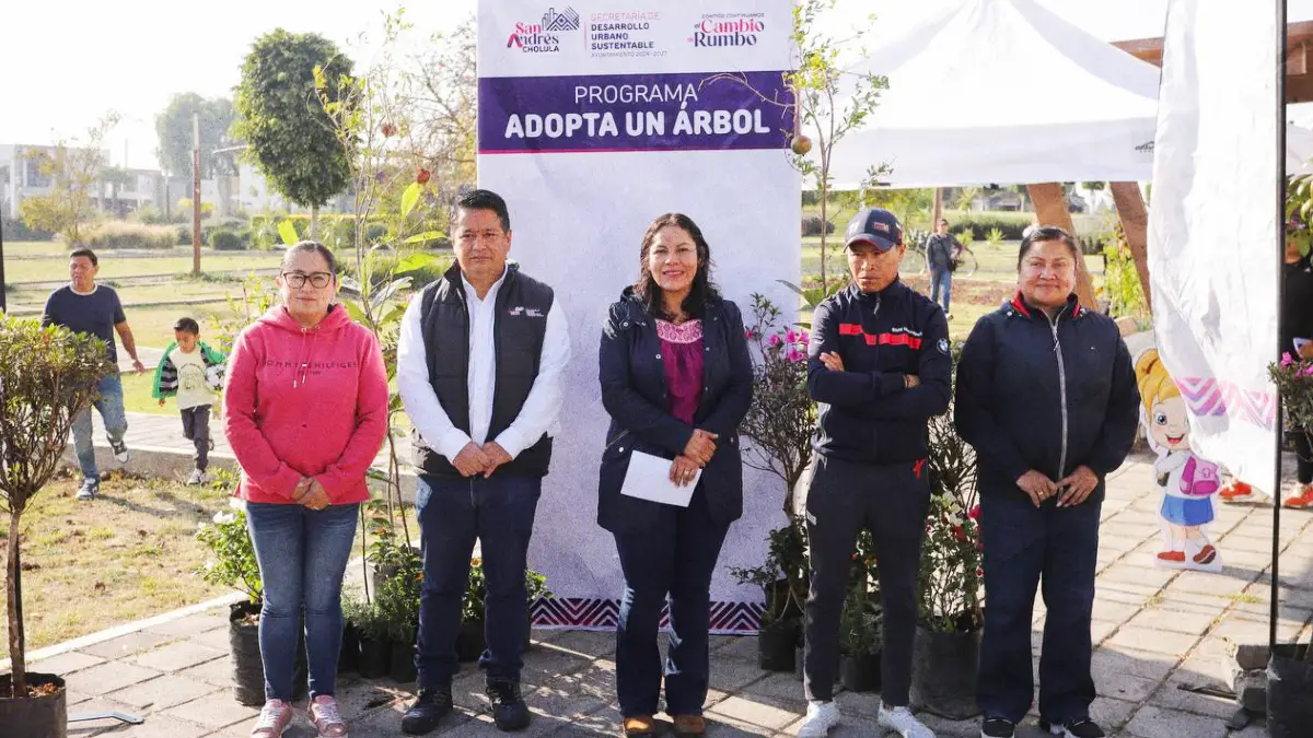 Promueve San Andrés Cholula la Sostenibilidad con la Donación de Árboles y Plantas