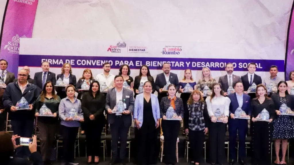 Alianza estratégica entre Gobierno de San Andrés Cholula y sector privado para el bienestar comunitario