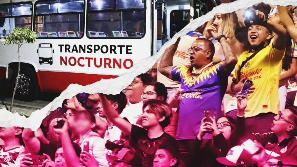 Recorridos del Transporte Nocturno al término del Club Puebla vs América
