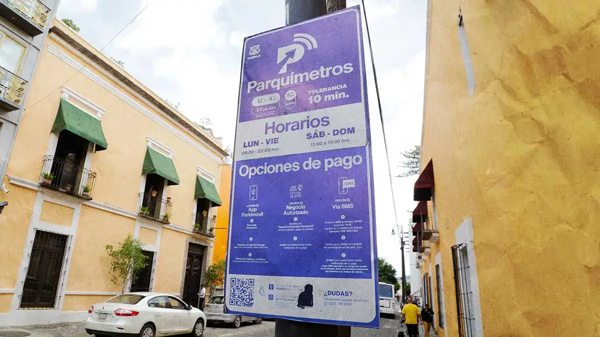 Habrá alrededor de 240 supervisores de parquímetros en Puebla durante 2025