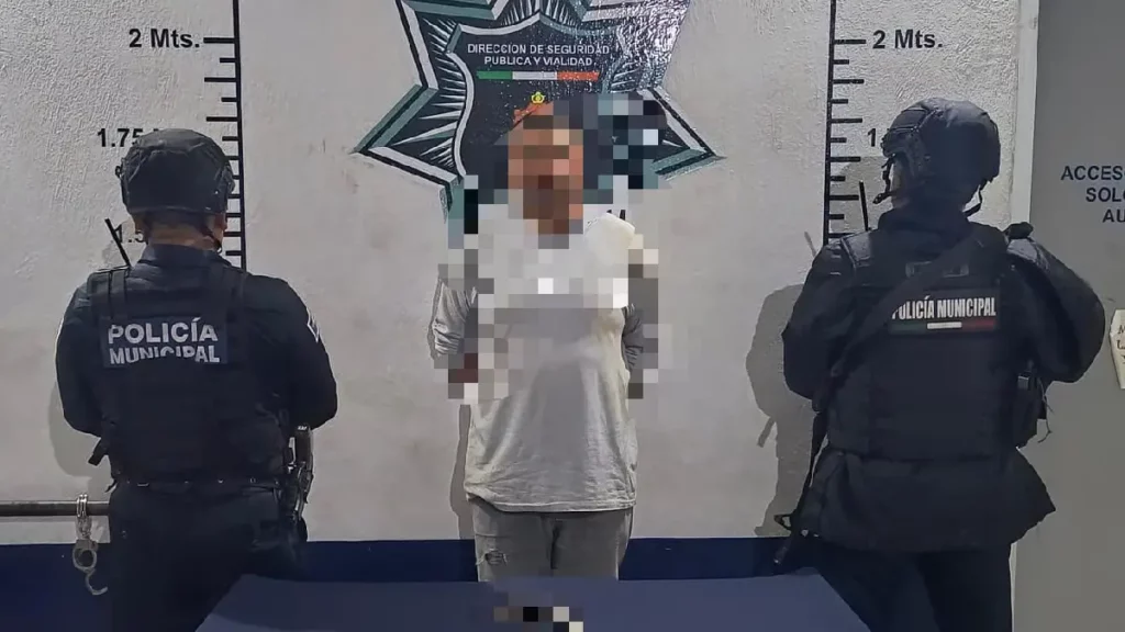 Operativo de vigilancia en Atlixco culmina con la detención de individuo armado