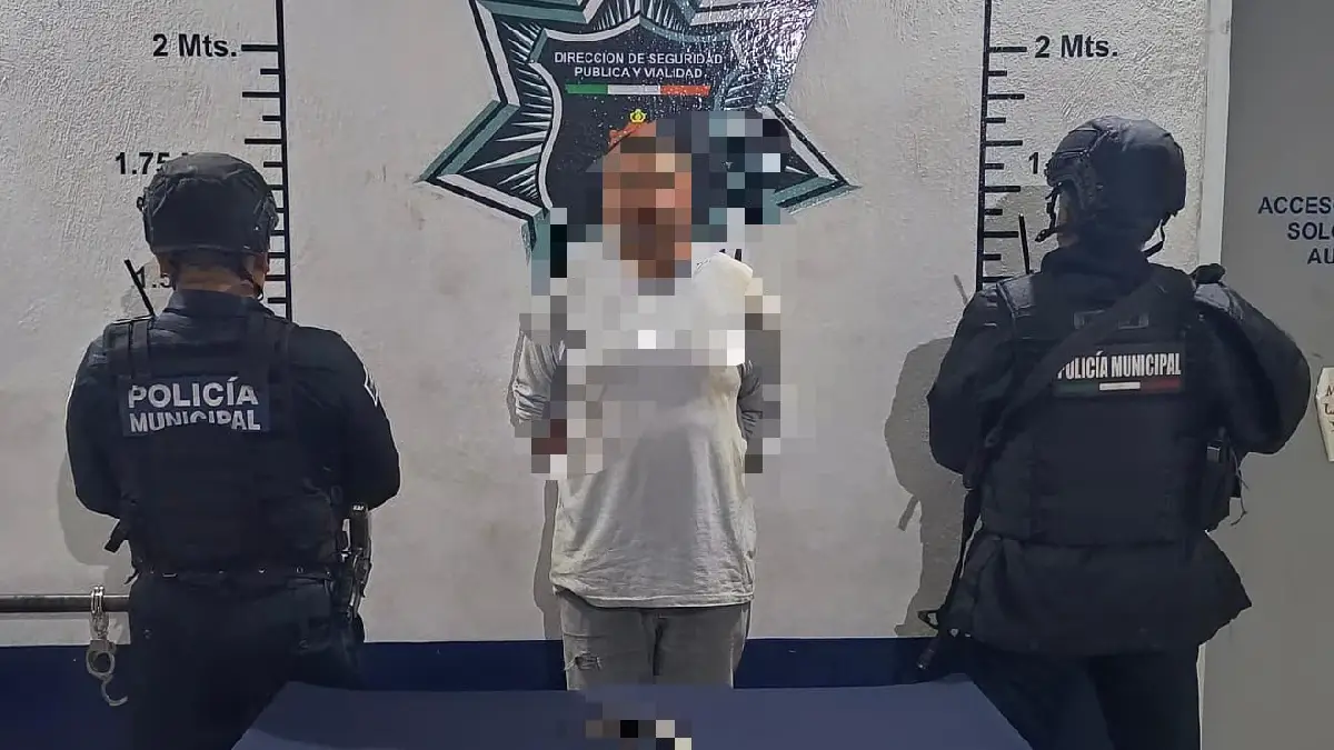 Operativo de vigilancia en Atlixco culmina con la detención de individuo armado