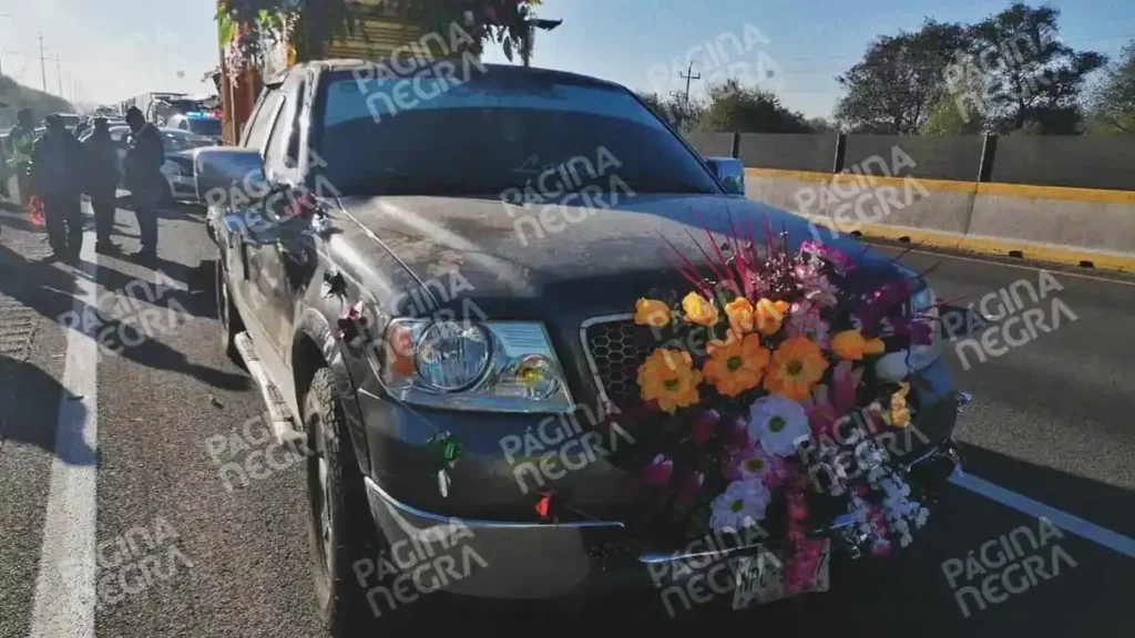 Choque por alcance dejó cuatro peregrinos lesionados en autopista México-Puebla