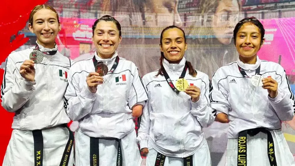Para taekwondoínes poblanas, obtienen las medallas de oro y plata del Abierto de Turquía 2025