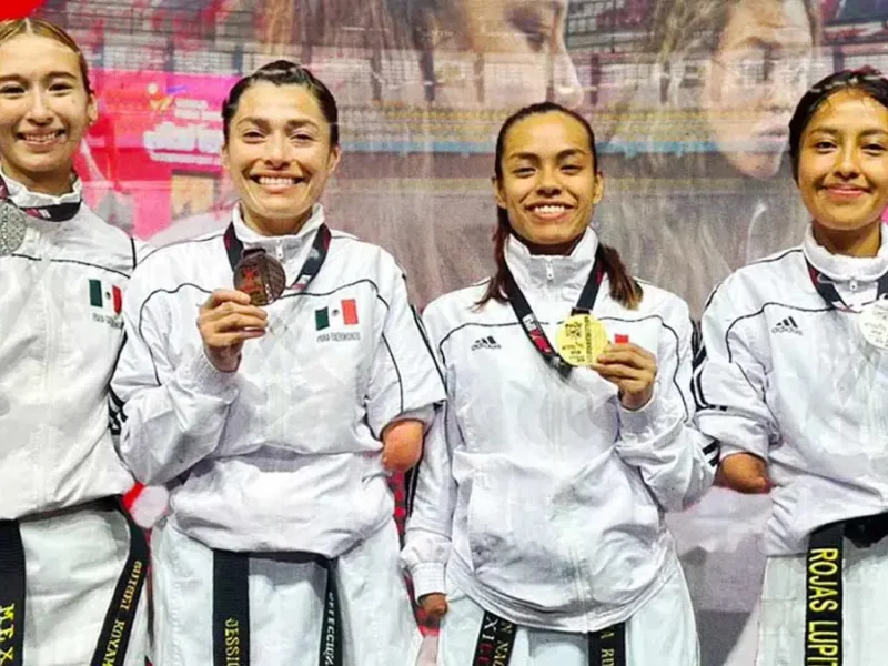 Para taekwondoínes poblanas, obtienen las medallas de oro y plata del Abierto de Turquía 2025