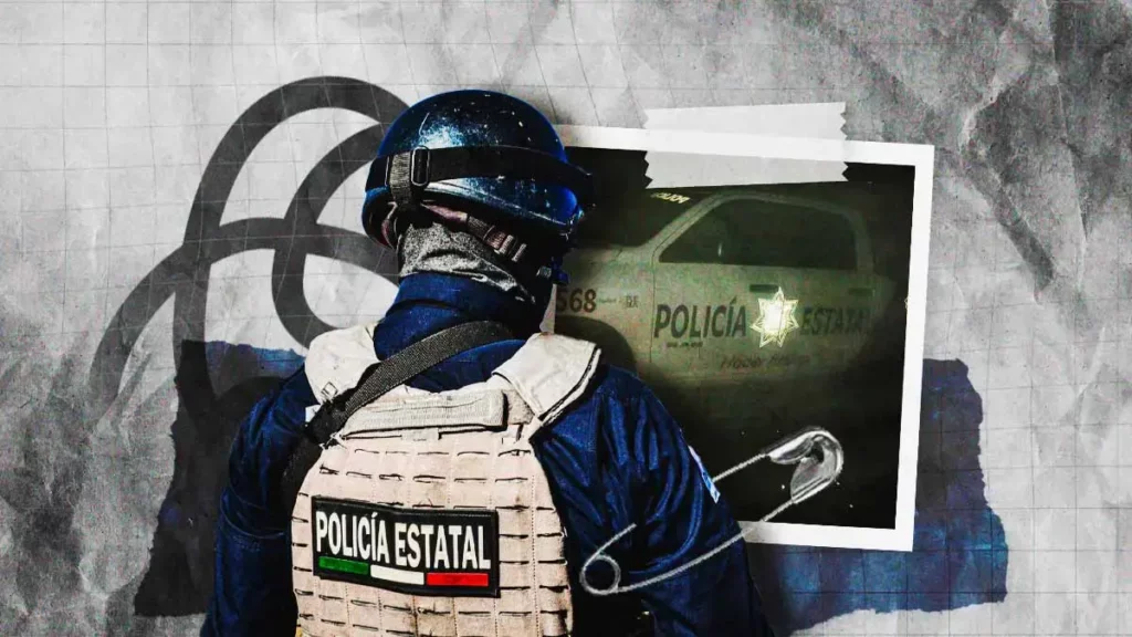 Exhiben ordeña de gasolina a 16 patrullas de la policía estatal en Huauchinango, Puebla