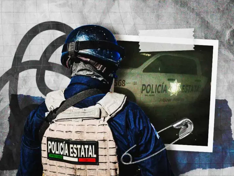 Exhiben ordeña de gasolina a 16 patrullas de la policía estatal en Huauchinango, Puebla