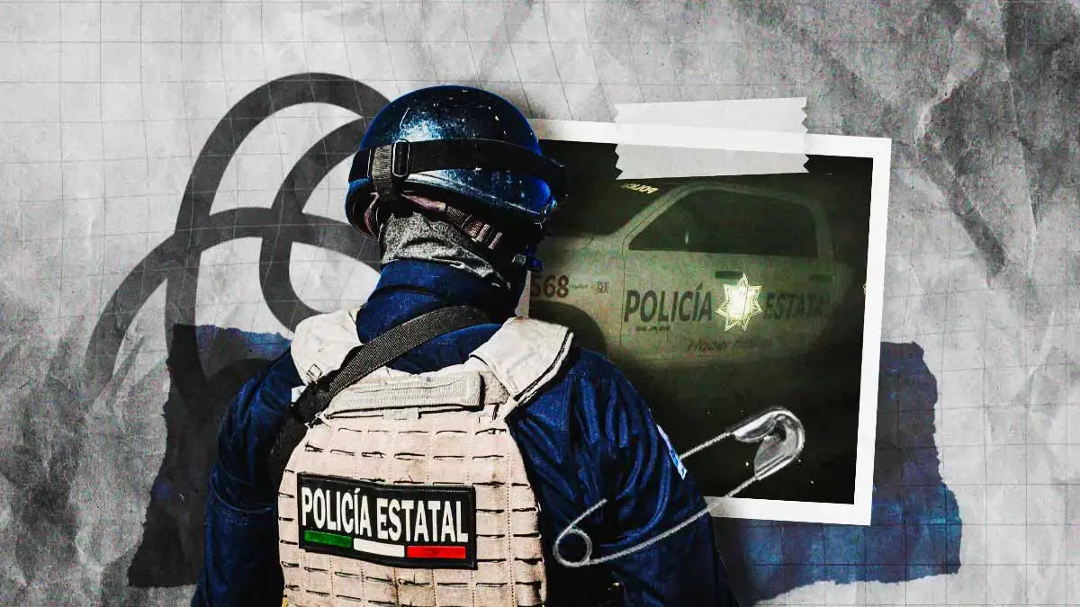Exhiben ordeña de gasolina a 16 patrullas de la policía estatal en Huauchinango, Puebla