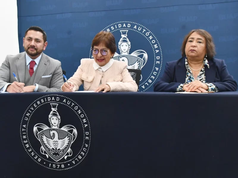 Signan convenio la BUAP y la Secretaría de Seguridad Ciudadana del Ayuntamiento de Puebla