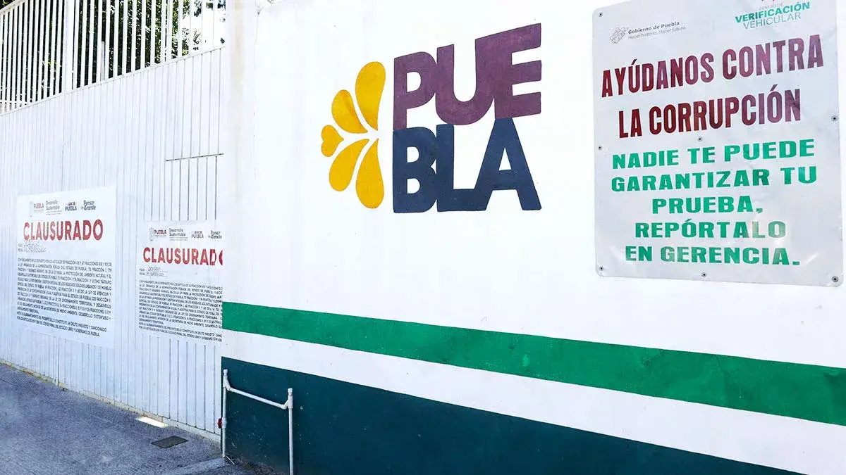 Medio Ambiente de Puebla clausuró seis verificentros irregulares tras operativos de revisión