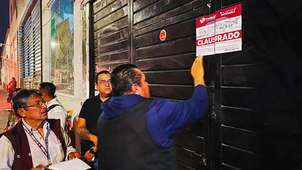 Ayuntamiento de Puebla clausura bar Terraza 11 por vender alcohol a menores de edad