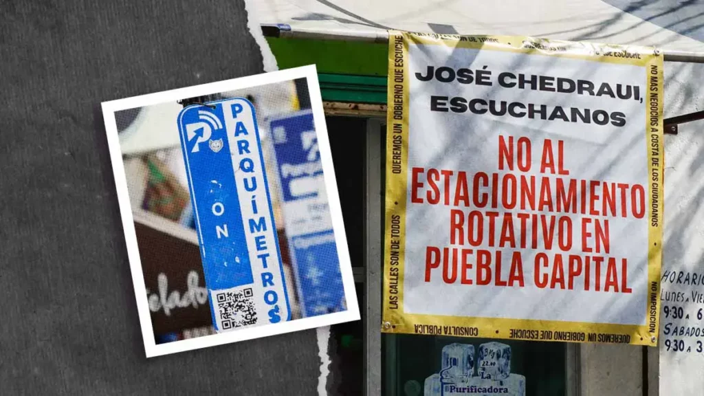 Vecinos de 19 colonias rechazan programa de parquímetros en calles de Puebla