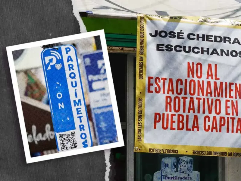 Vecinos de 19 colonias rechazan programa de parquímetros en calles de Puebla