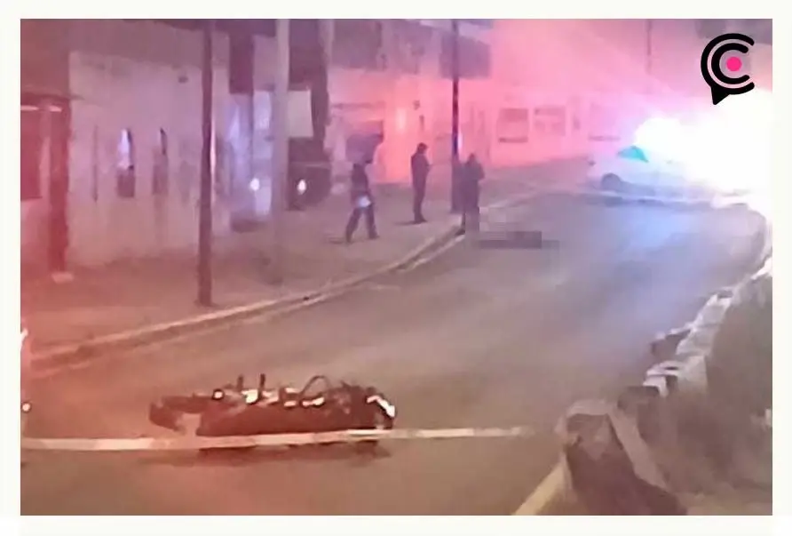 Motociclista murió tras un derrape en San Francisco Mayorazgo, Puebla