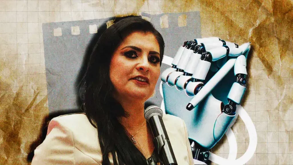 Diputada Delfina Pozos plagió y usó IA en reforma contra huachicoleo de agua en Puebla  