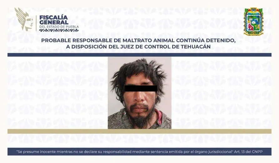 Él es Luis N., el atacante del perro “Huesitos”, detenido en Santiago Miahuatlán