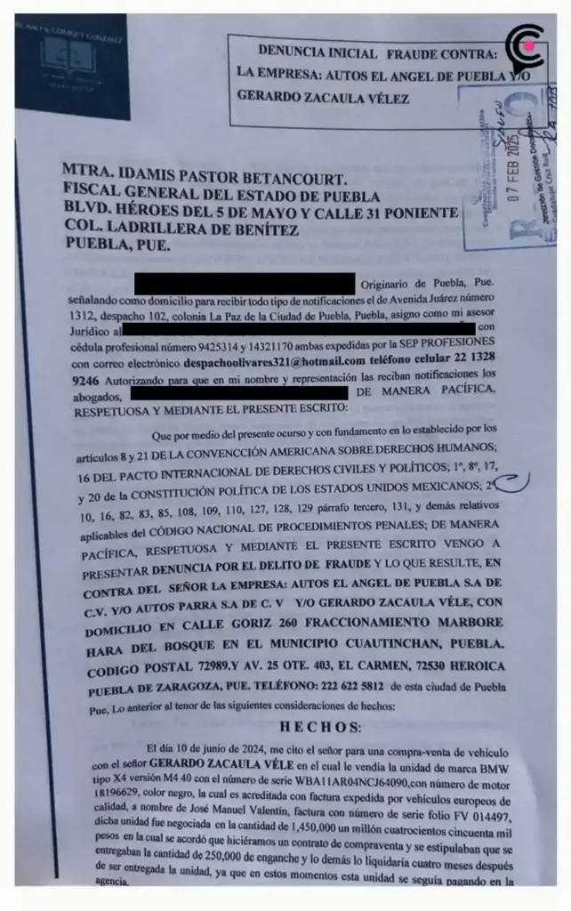 Denuncian por fraude a Automotriz Parra El Ángel; vendieron más de 30 autos irregulares en Puebla
