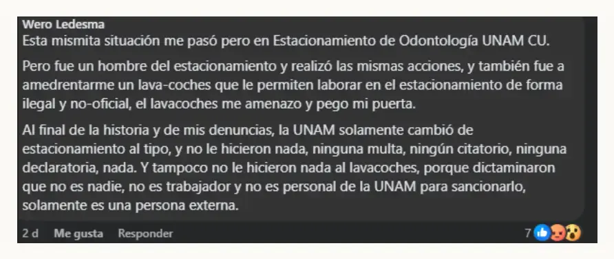 Apodan a vigilante como “Lady UNAM” por agredir a estudiante que no mostró su credencial