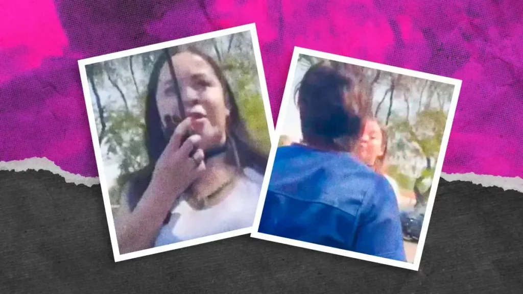 Apodan a vigilante como “Lady UNAM” por agredir a estudiante que no mostró su credencial 
