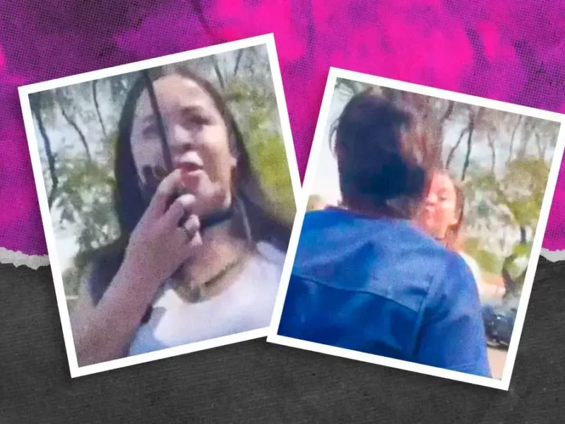 Apodan a vigilante como “Lady UNAM” por agredir a estudiante que no mostró su credencial 