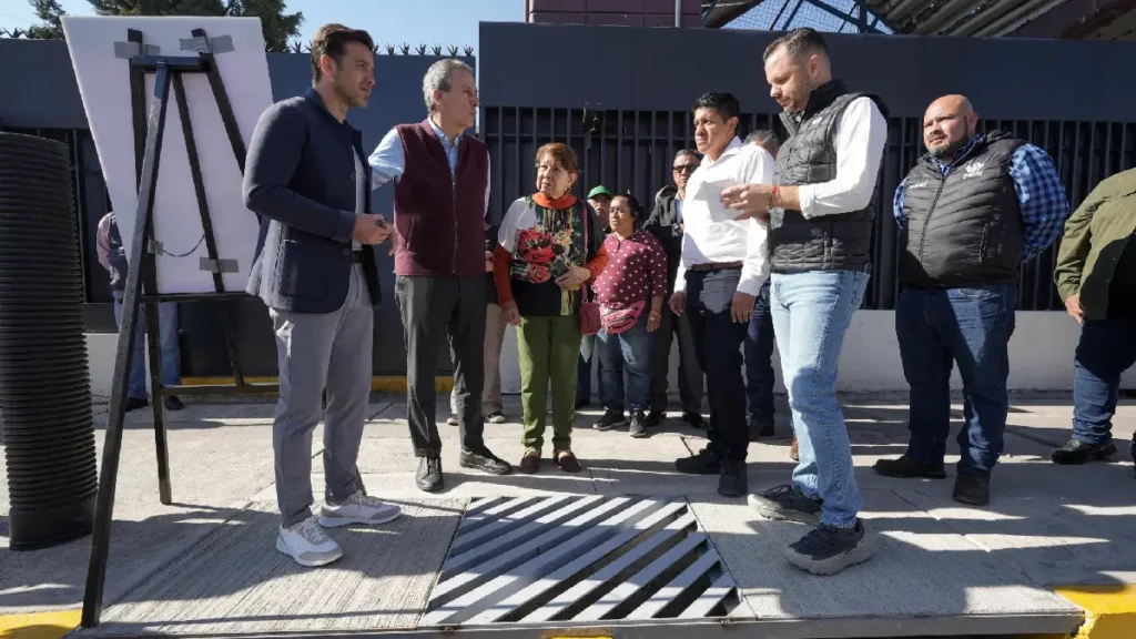 Entrega Pepe Chedraui Red de Alcantarillado Pluvial en la colonia Santa Cruz Los Ángeles