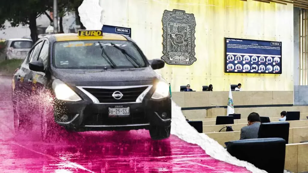 Aprueban comisiones del Congreso aumentar a diez años antigüedad de unidades de taxis en Puebla 